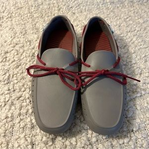 People Footwear Senna - Dark Grey with Burgsndy Lace - men’s size 9